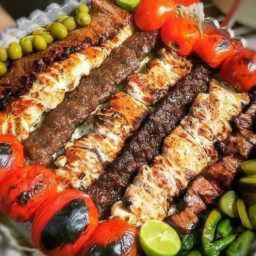 سینی کباب رستوران افشار