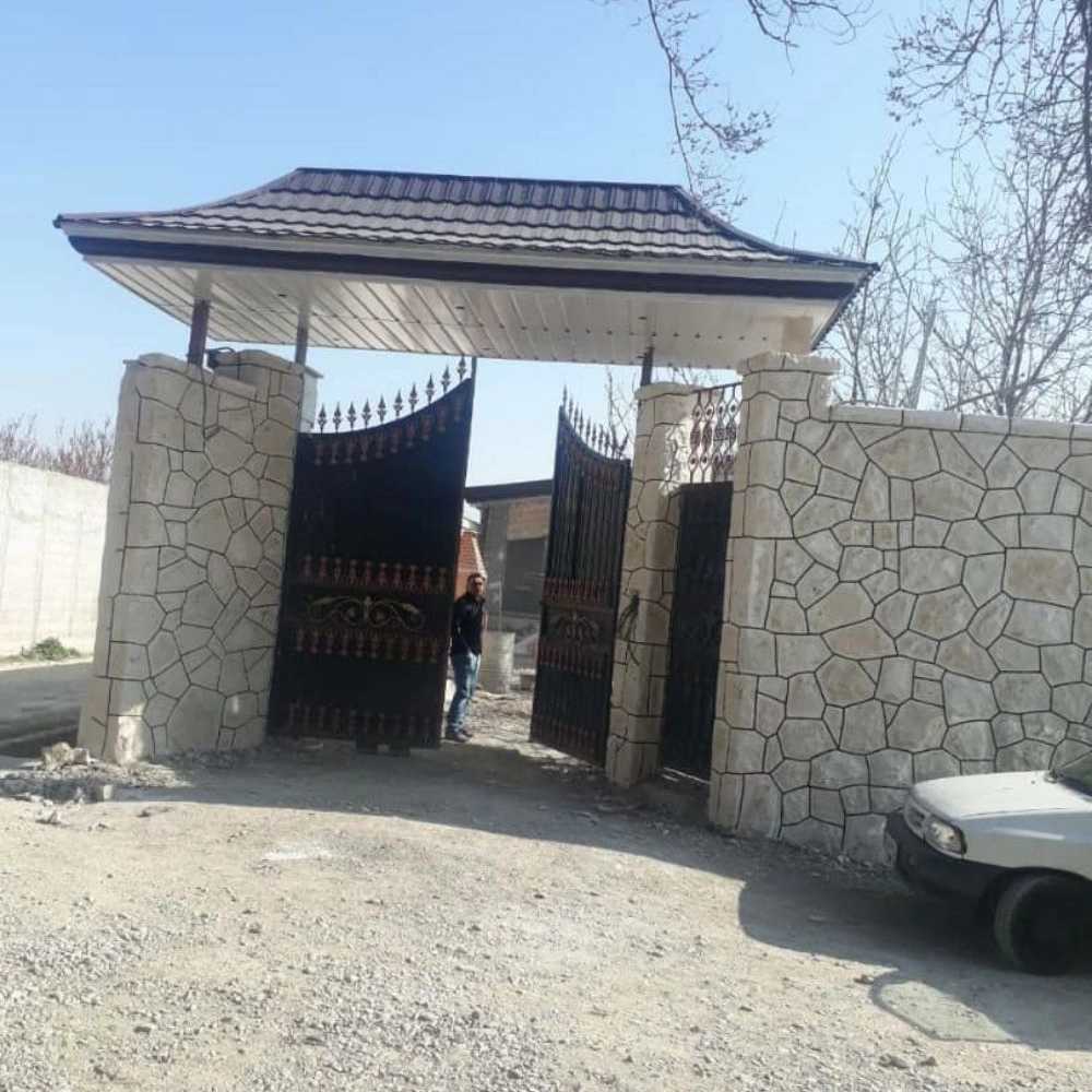 نصب سقف شیروانی فلزی