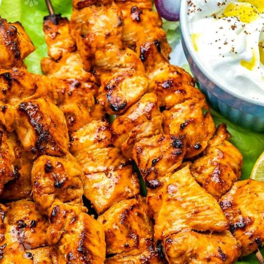 جوجه شنیسلی زعفرانی سیخی ۱۲۰گرمی