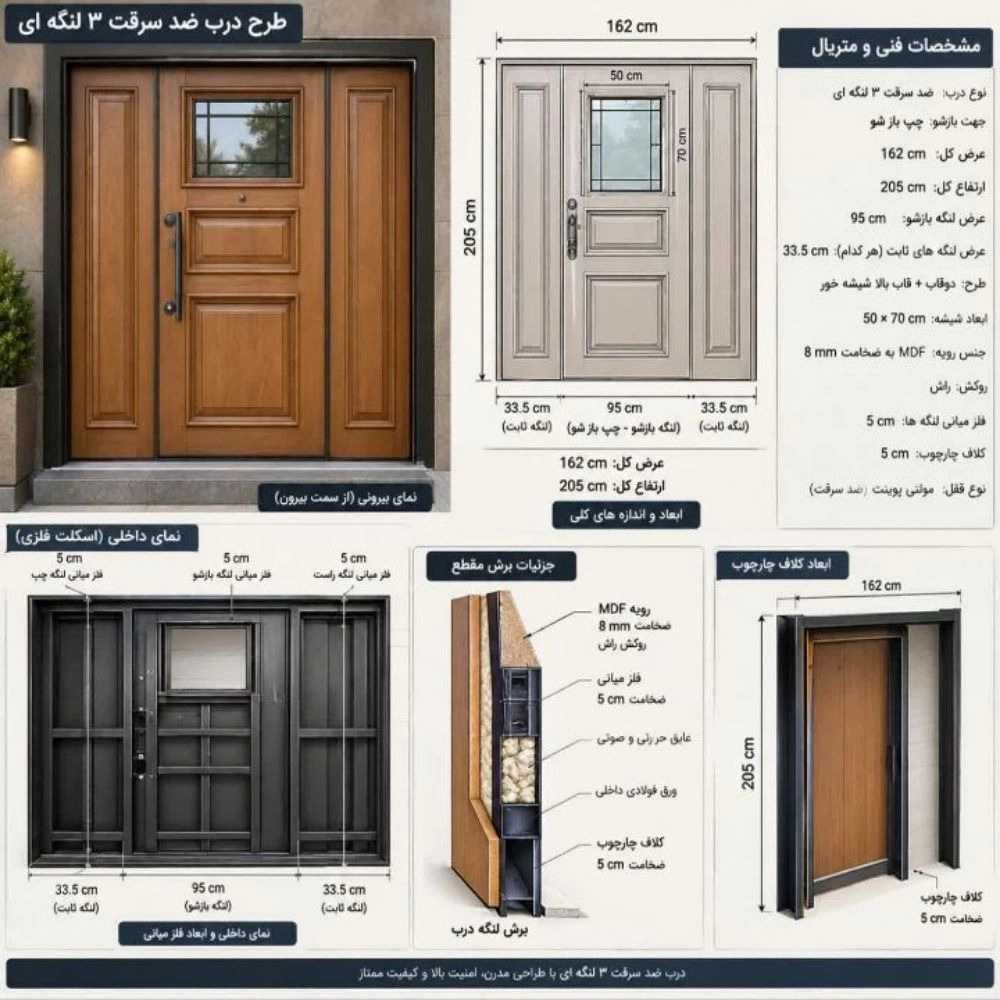 قیمت درب لابی مدرن