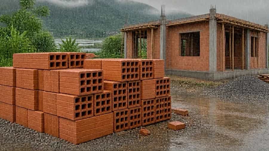 قیمت روز آجر سفال شال در گیلان برای پروژه‌ های ساختمانی