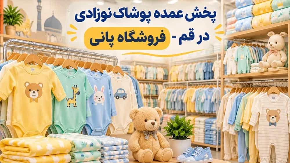 پخش عمده پوشاک نوزادی در قم با تنوع مدل و سایز