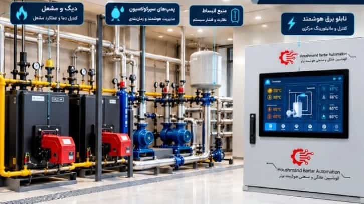 اجرای سیستم هوشمند موتورخانه