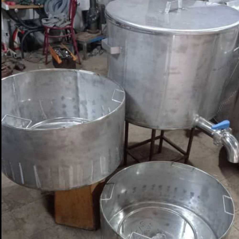 دیگ های تک جداره استیل