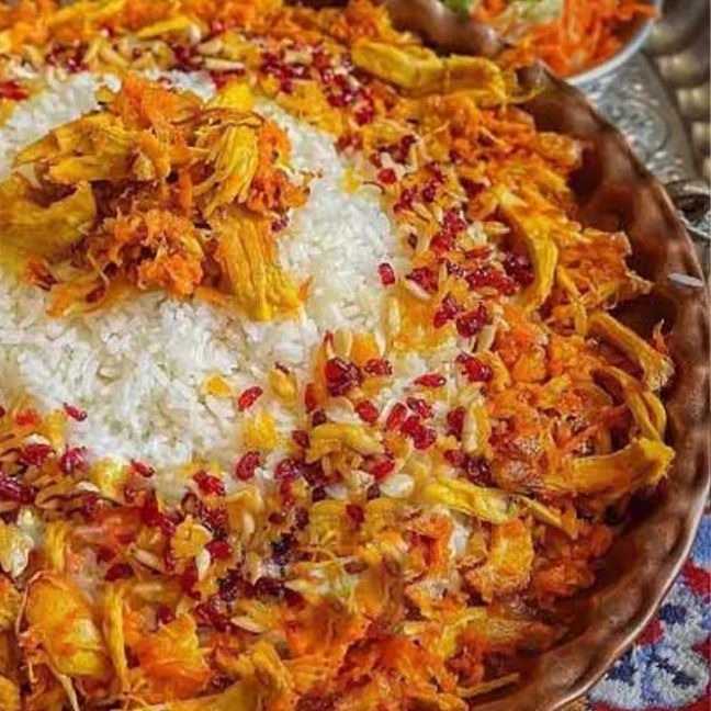 هویج پلو شیرازی