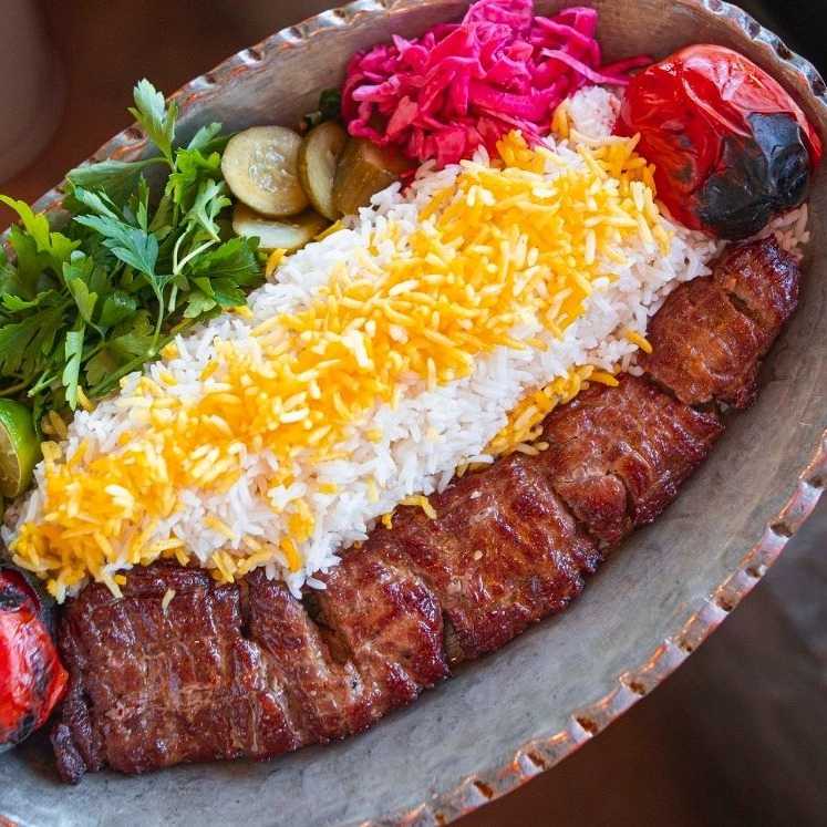 کته کباب برگ(گوسفندی)