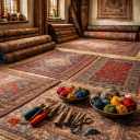 کارگاه سپاهان کریمیان ، تعمیر فرش سوختگی در اصفهان