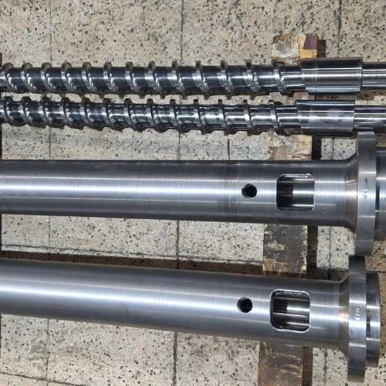 سیلندر و مارپیچ با متریال vcn150 برای تولید فیلتر