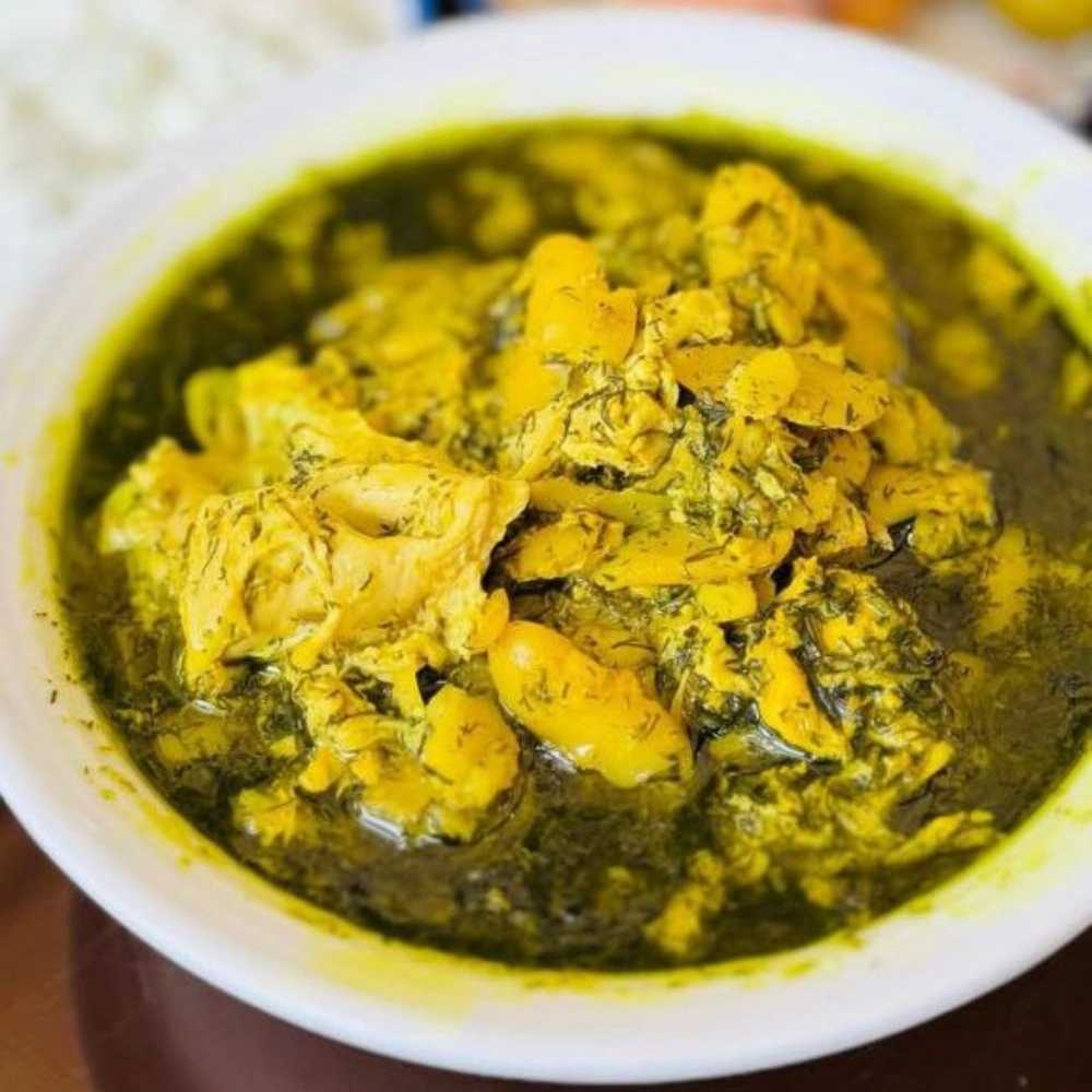 چلو باقالی قاتق