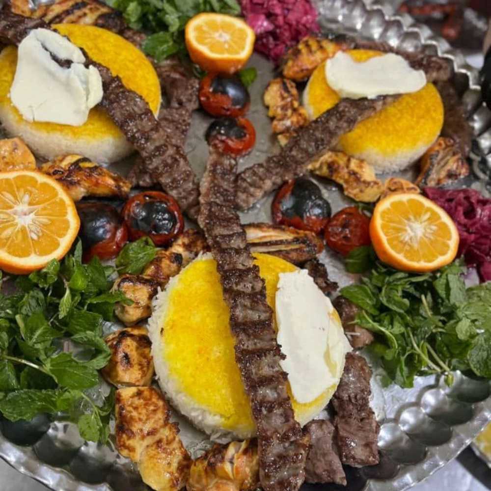 سینی سه نفره گیلاس