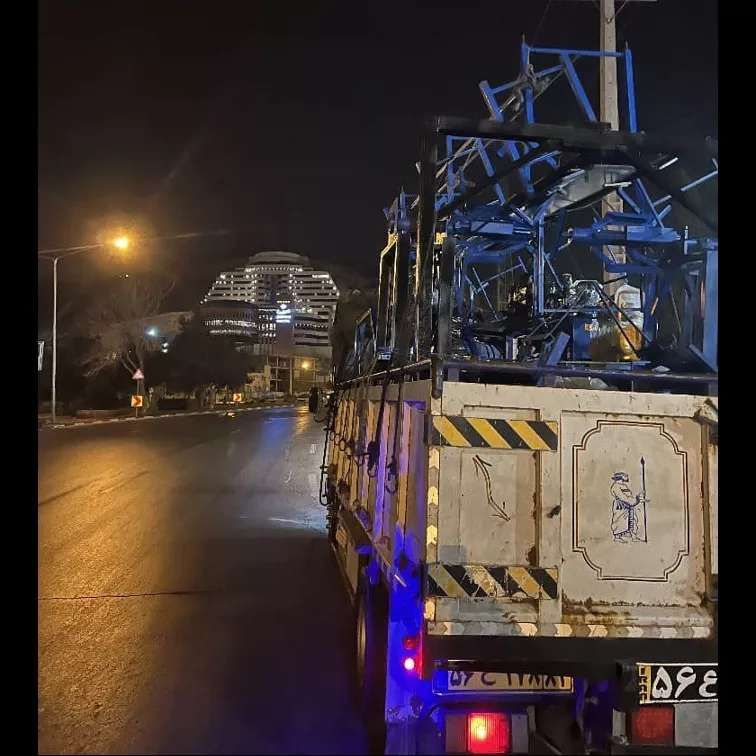 حمل و بارگیری توسط خاور ایسوزو ۶ تن