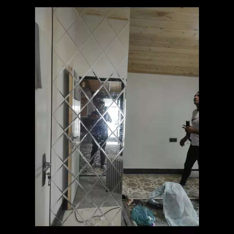 اجرای آینه دکوراتیو رامسر