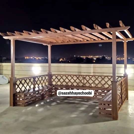 پرگولا چوبی