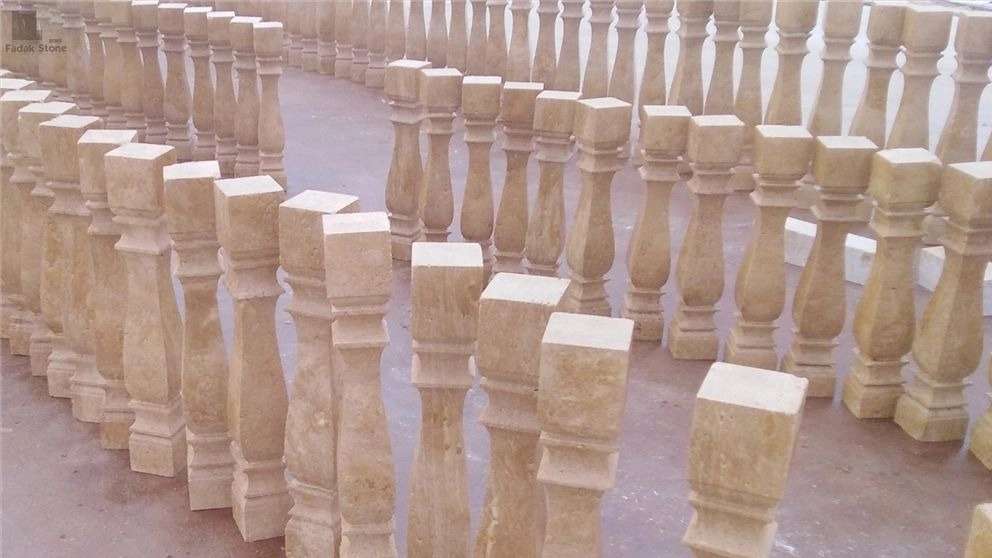 تولیدی ستون های سنگی گرد کاظمی