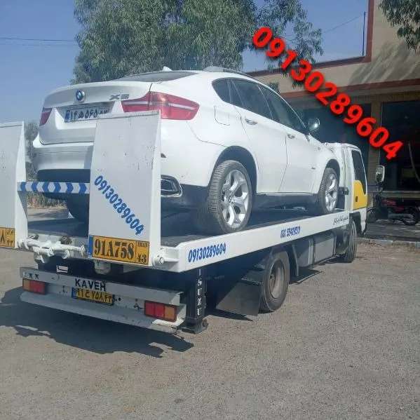 حمل خودرو از اتوبان مجموعه آران بیدگل