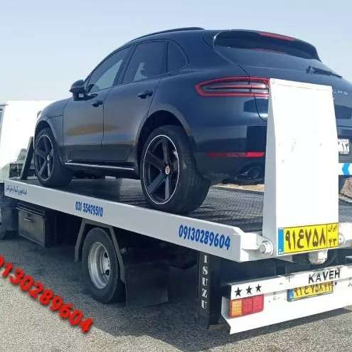 حمل خودرو از اتوبان مجموعه آران بیدگل