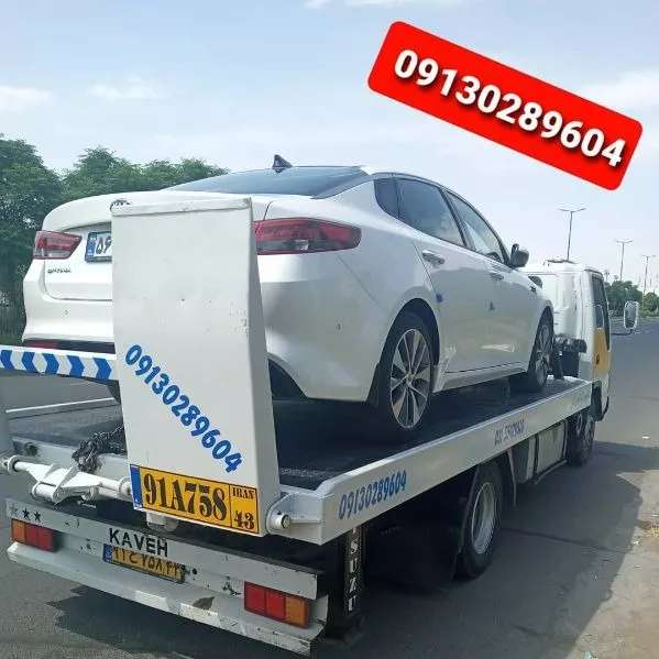 حمل خودرو از اتوبان مجموعه آران بیدگل