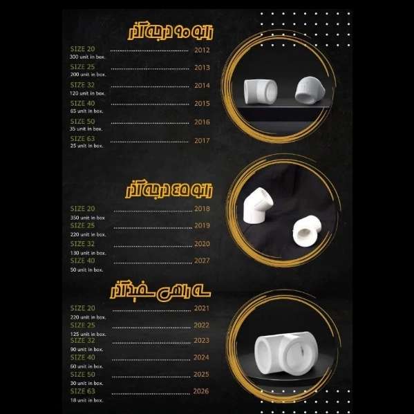 لوله سفیدو اتصالات آذرلوله بسپار