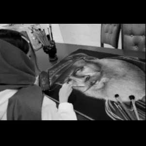 اثر خلق شده هنرمند زهرا همایونی