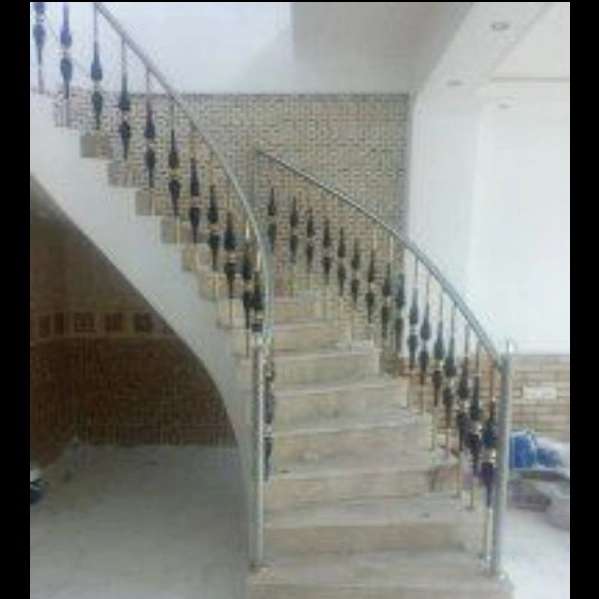 نرده استیل درب آکاردئونی و پنجره فلزی