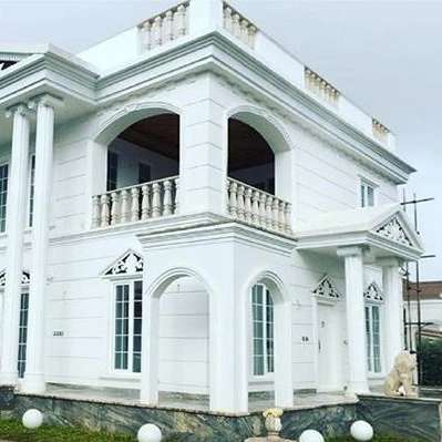 پیمانکاری سیمانکاری نما مدرن کلاسیک ساختمان صدف در تهران