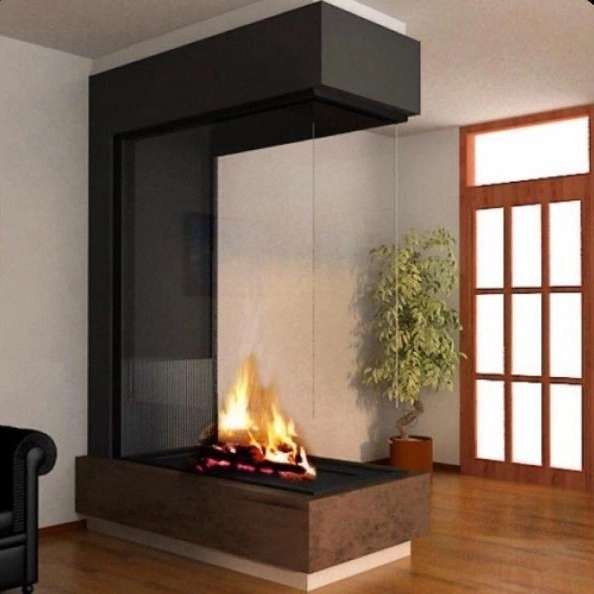 شومینه برقی و گازی شعله نما