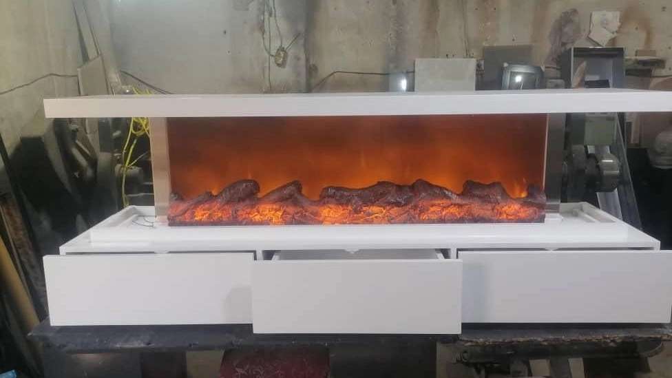شومینه برقی و گازی شعله نما