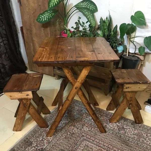 میزو صندلی چوبی تاشو یکاوود