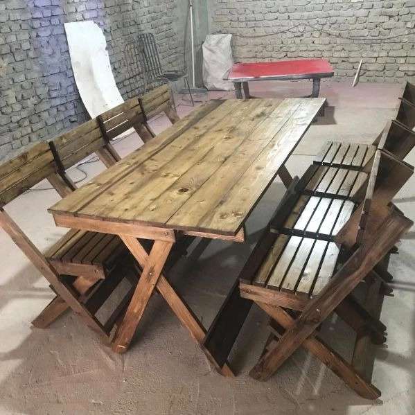 میزو صندلی چوبی تاشو یکاوود