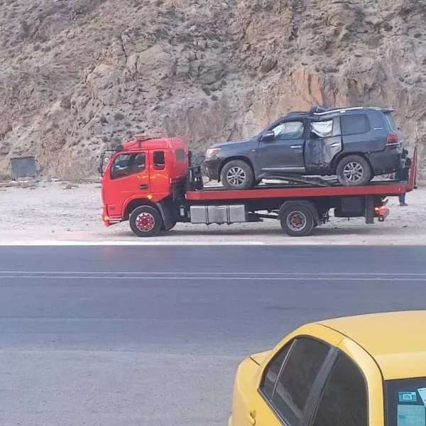 خودرو بر و جرثقیل جاده هراز قائم
