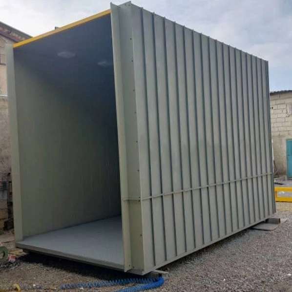 کابین صنعتی باربر و ماشین بر
