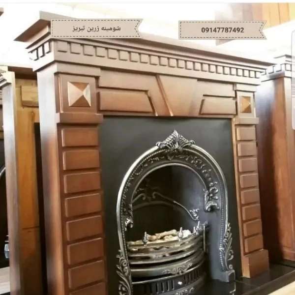 شومینه های کلاسیک(برقی،گازی،چدنی)با فرم چوب