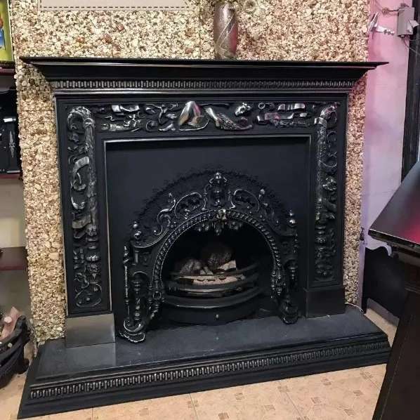 شومینه های کلاسیک(برقی،گازی،چدنی)با فرم چوب