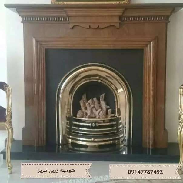 شومینه های کلاسیک(برقی،گازی،چدنی)با فرم چوب