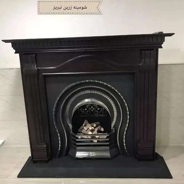 شومینه های کلاسیک(برقی،گازی،چدنی)با فرم چوب