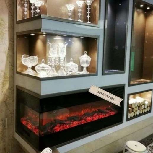 شومینه های ۹۰درجه یا Lمدرن(برقی،گازی)