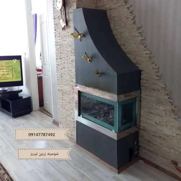 شومینه های ۹۰درجه یا Lمدرن(برقی،گازی)