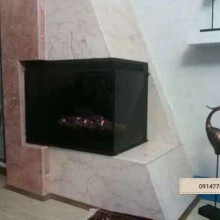 شومینه های ۹۰درجه یا Lمدرن(برقی،گازی)
