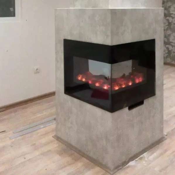 شومینه های ۹۰درجه یا Lمدرن(برقی،گازی)