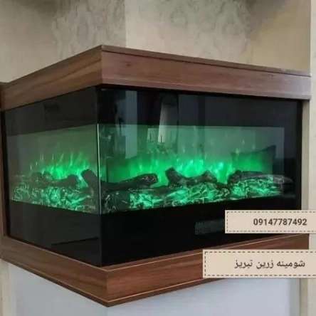شومینه های ۹۰درجه یا Lمدرن(برقی،گازی)