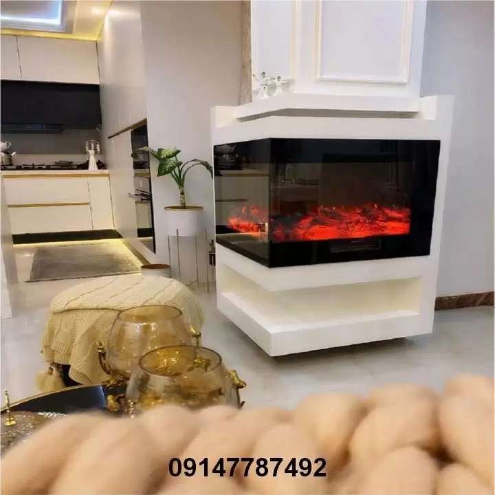 شومینه های ۹۰درجه یا Lمدرن(برقی،گازی)