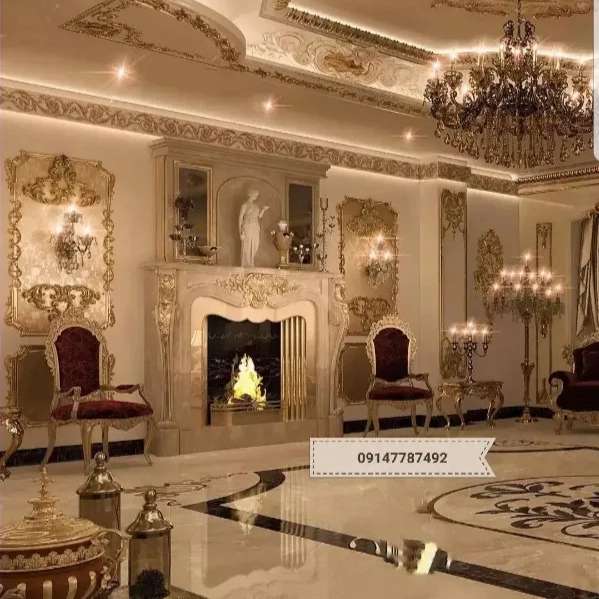 شومینه های کلاسیک(برقی،گازی،چدنی)با فرم چوب و سنگ