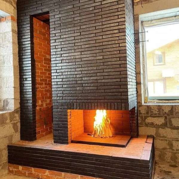 شومینه و باربیکیو و آجر نمای سنتی خوشحال