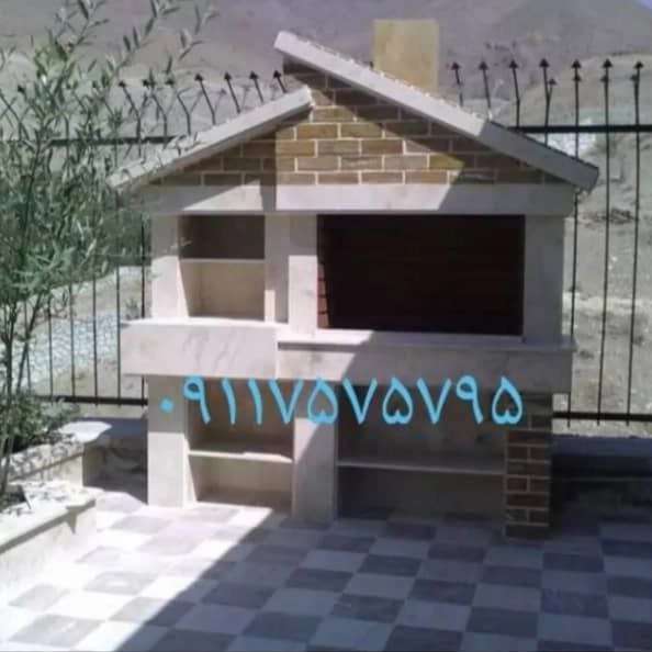 شومینه و باربیکیو و آجر نمای سنتی خوشحال