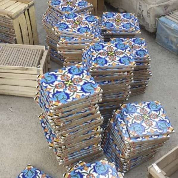 کاشی سازی سنتی هفت رنگ اصحاب هاشمی در اصفهان