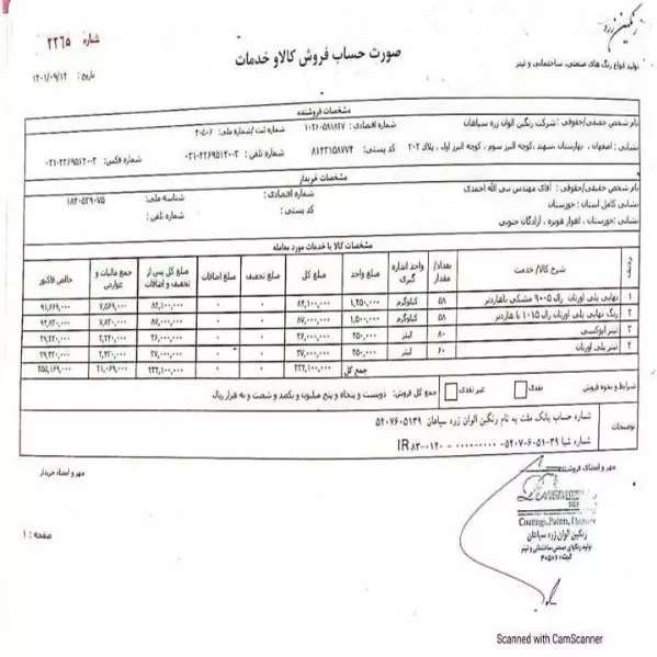 رزومه شرکت