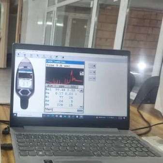 قالکاری زرین صنعت ، تست خاک معدنی با دستگاه XRF در کرج