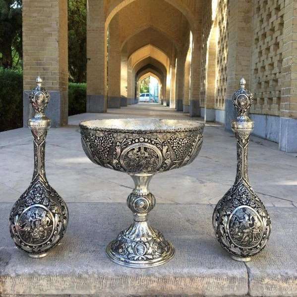 قلمزنی نقره و مس