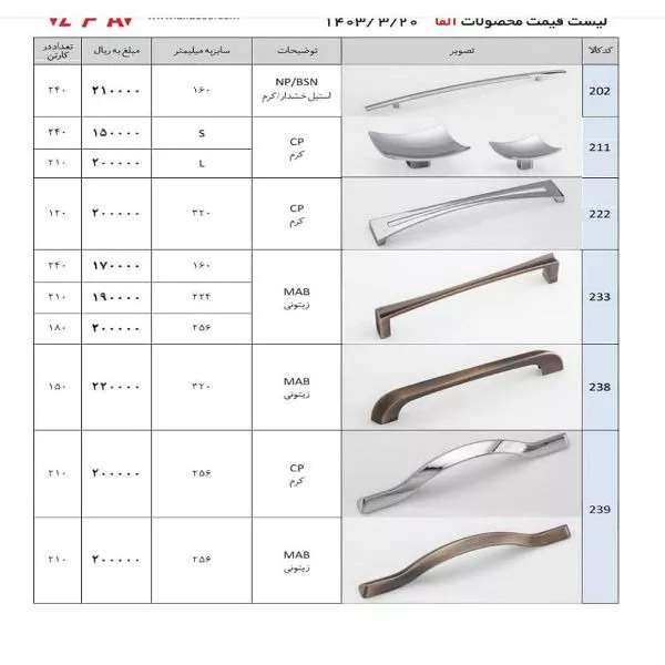 یراق کابینت
