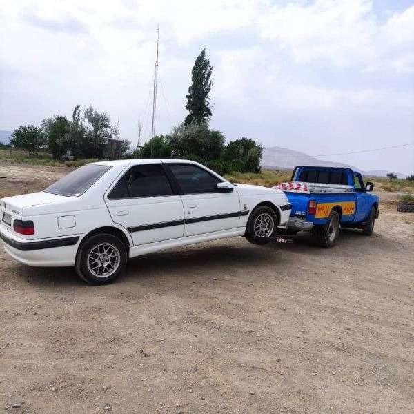 ماشین کش کفی بر و امدادخودرو رشیدی در بم کرمان